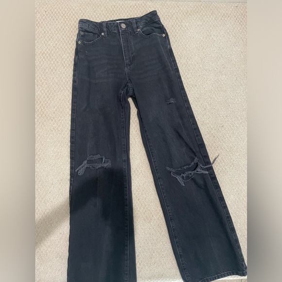 Garage ripped wide jeans size 0 women’s - Picture 1 of 3